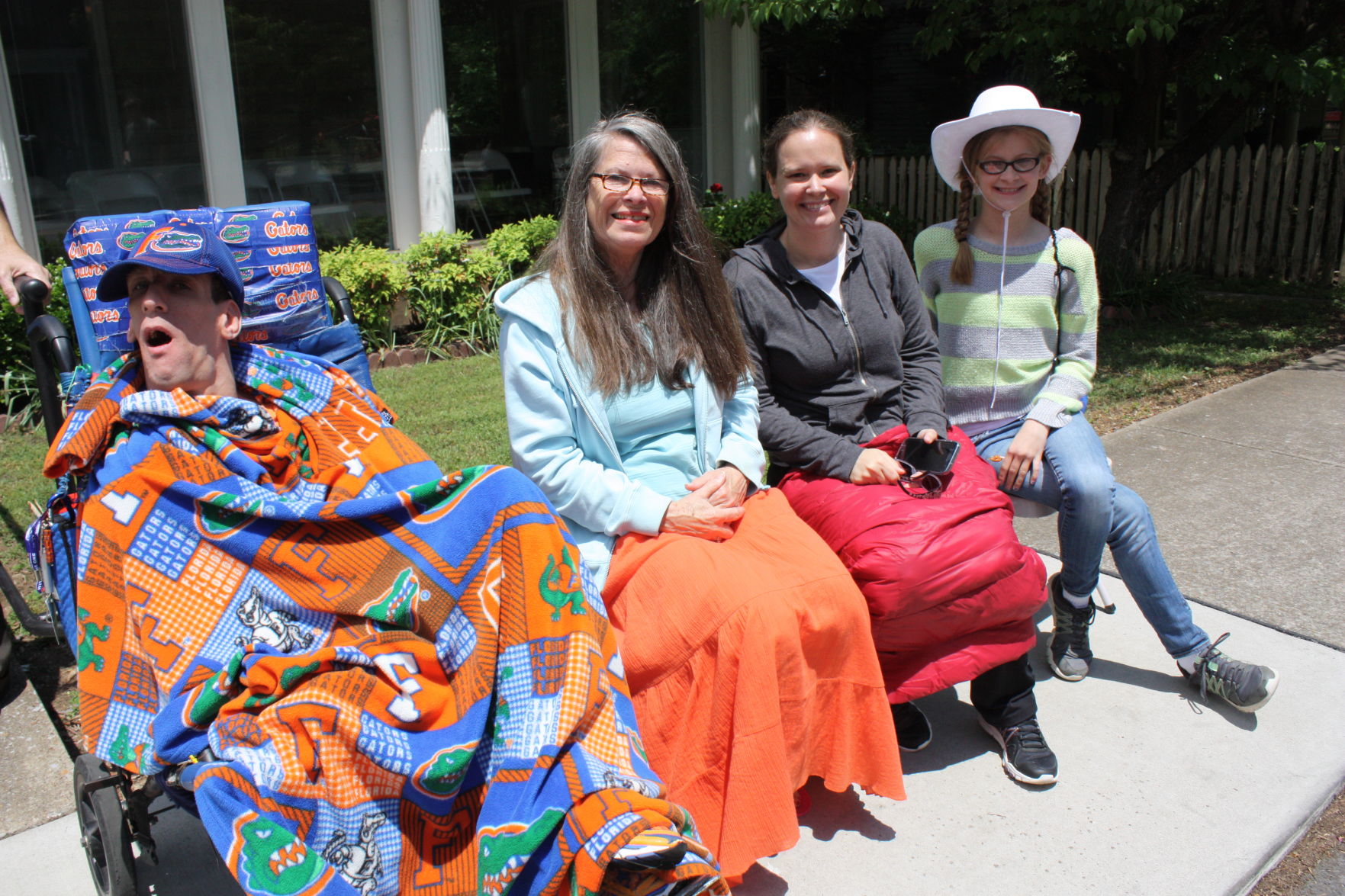 Rodeo Parade 2016- Alan, Roberta, Rebecca and Sierra Fox